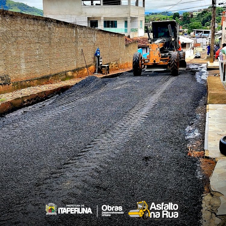 Tem Asfalto na Rua na Cehab.