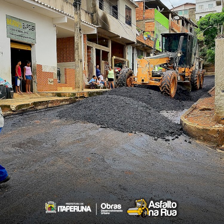 Tem Asfalto na Rua na Cehab.