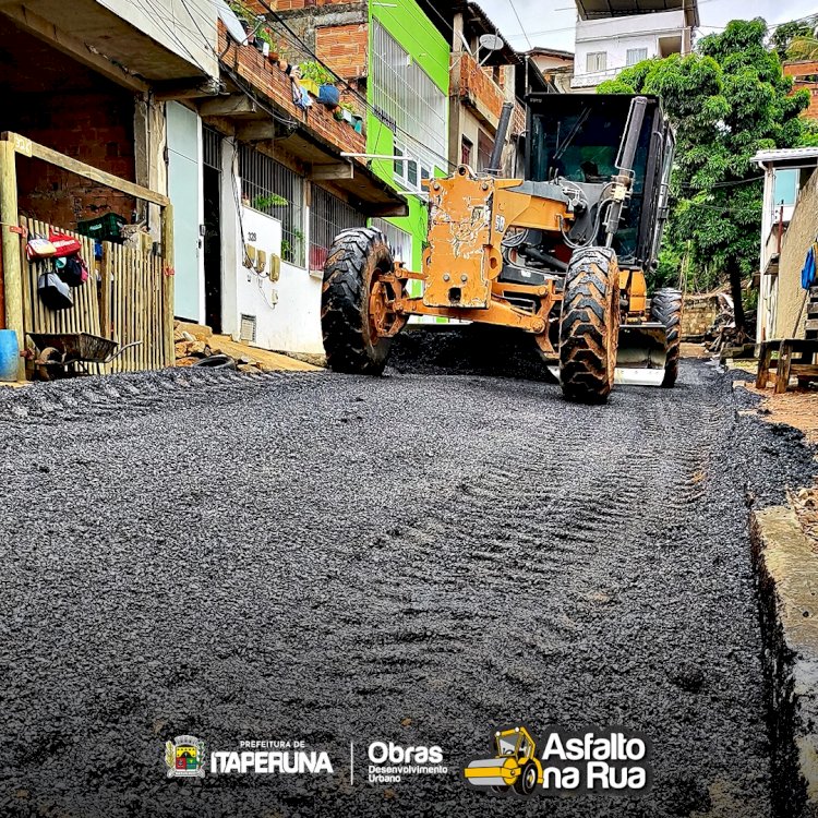 Tem Asfalto na Rua na Cehab.