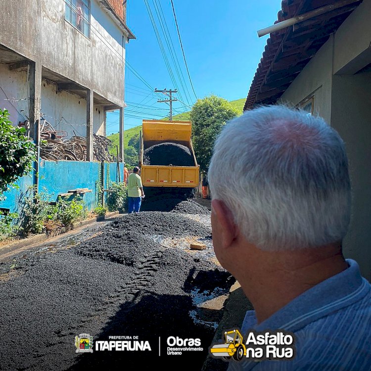 Comendador Venâncio recebe equipa do Programa Asfalto na Rua.