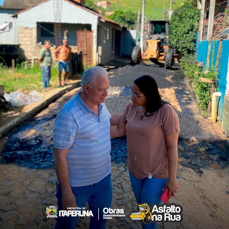 Comendador Venâncio recebe equipa do Programa Asfalto na Rua.