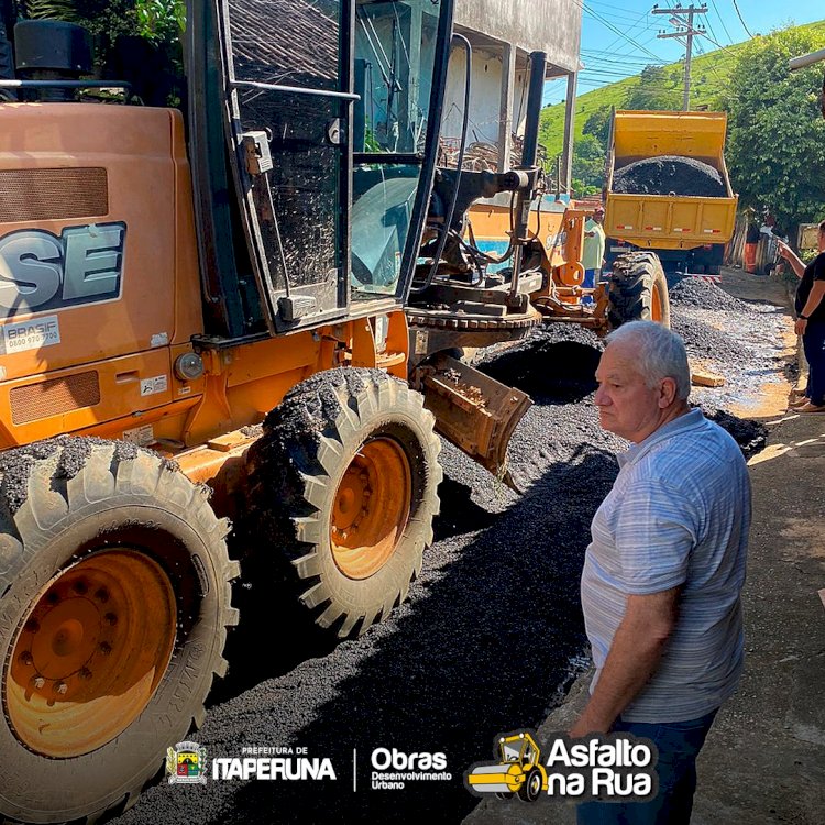 Comendador Venâncio recebe equipa do Programa Asfalto na Rua.