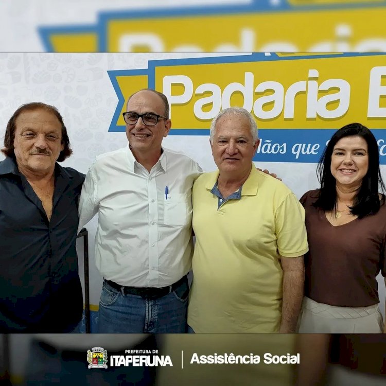 Inauguração da nova sede da Padaria Escola.