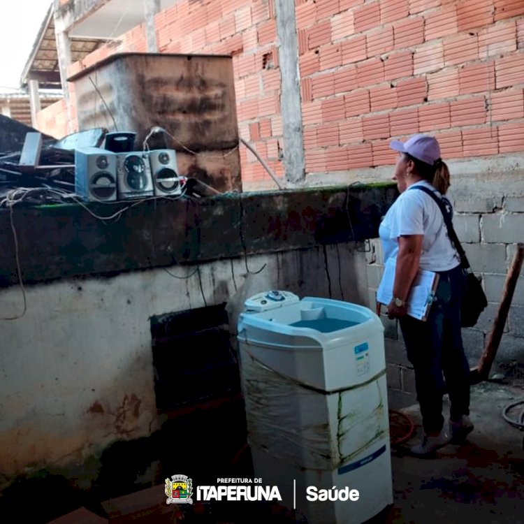 Mutirão de combate a dengue nos bairros Vinhosa, São Matheus e Colibri.