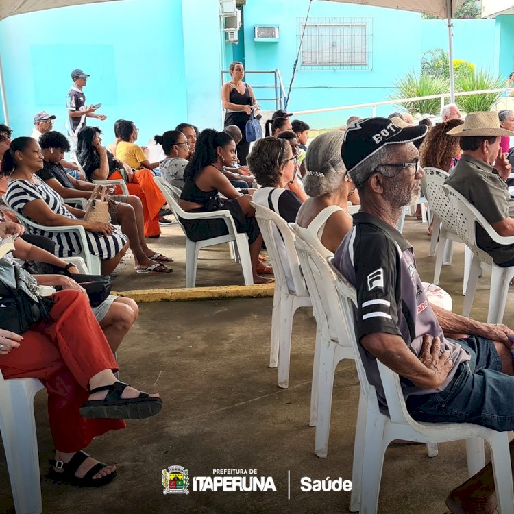 Abertura da campanha Março Lilás no Centro de Saúde Dr. Raul Travassos.