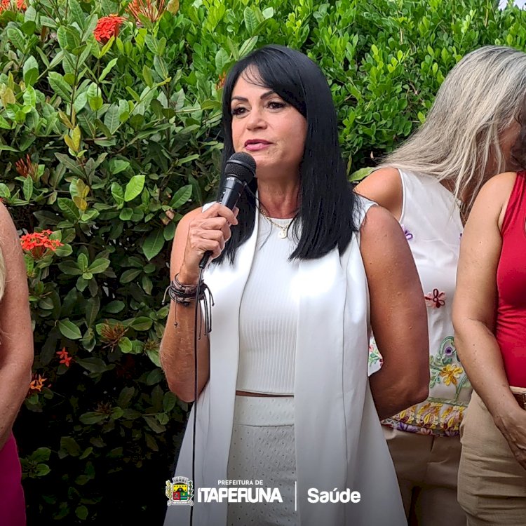 Abertura da campanha Março Lilás no Centro de Saúde Dr. Raul Travassos.