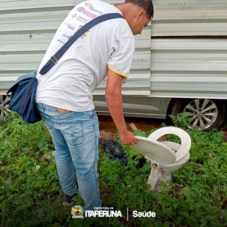 Mutirão de bloqueio e combate ao mosquito Aedes aegypti no Loteamento Boa Fortuna.