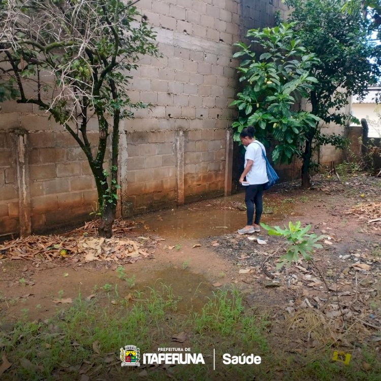 Mutirão de bloqueio e combate ao mosquito Aedes aegypti no Loteamento Boa Fortuna.