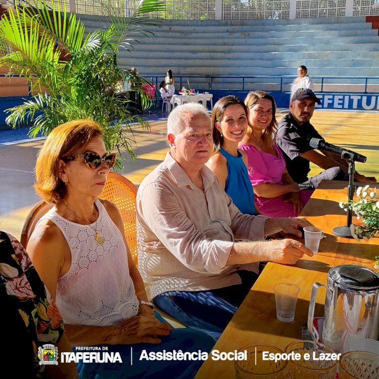 Secretaria de Assistência Social comemora o Dia Internacional da Mulher com ação no Poliesportivo.