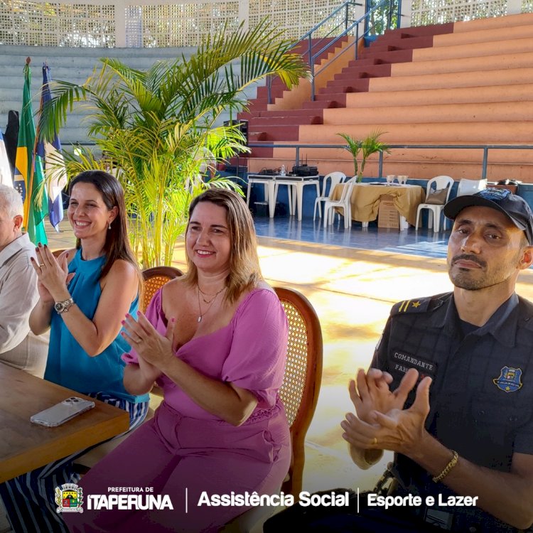 Secretaria de Assistência Social comemora o Dia Internacional da Mulher com ação no Poliesportivo.