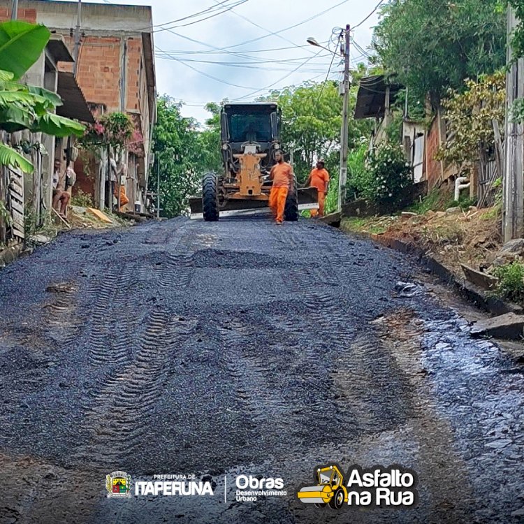 Programa Asfalto na Rua no Surubi