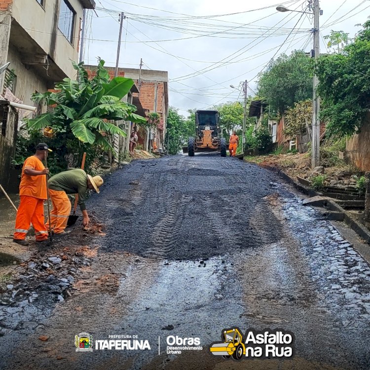 Programa Asfalto na Rua no Surubi