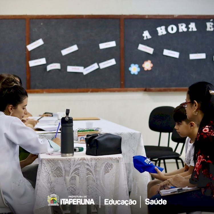 Alunos das Escolas em Tempo Integral recebem atendimento médico direto nas escolas.