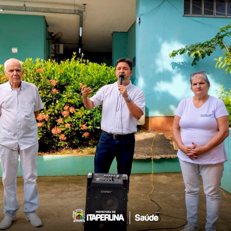 A semana de trabalho da Secretaria de Saúde  em Itaperuna