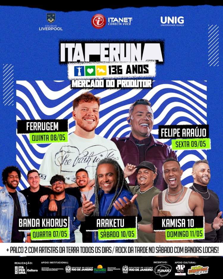 Itaperuna celebra 136 anos com grande festa